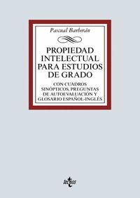 PROPIEDAD INTELECTUAL PARA ESTUDIOS DE GRADO