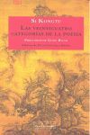 VEINTICUATRO CATEGORIAS DE LA POESIA